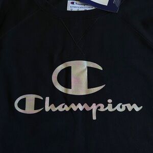 NEW WITH TAGS black champion sweatshirt